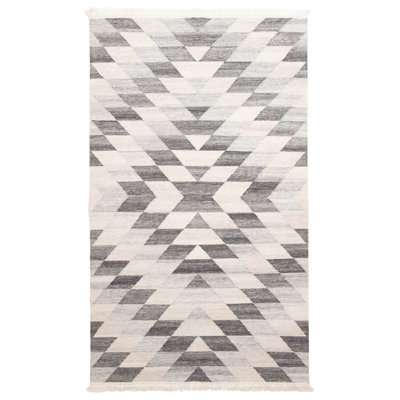 Kilim gris Ankara 4 pi 10 po x 8 pi 2 po
