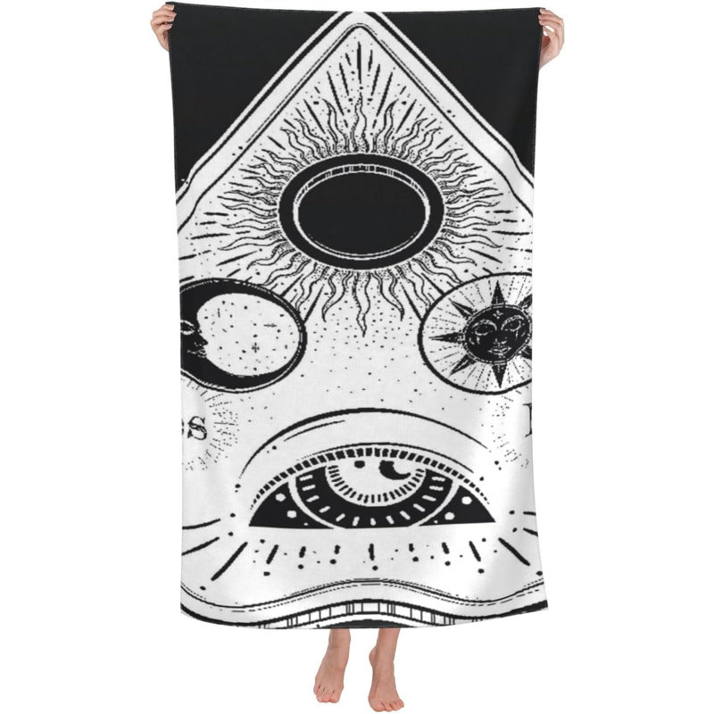 Serviette de bain en microfibre, absorbant ultra doux, serviette de plage, 36 x 72 po