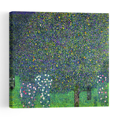 Roses Under Trees, C.1905 Abstract Contemporary Wall Art Print