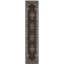 Hand-Knotted High-Quality Black and Cream Runner