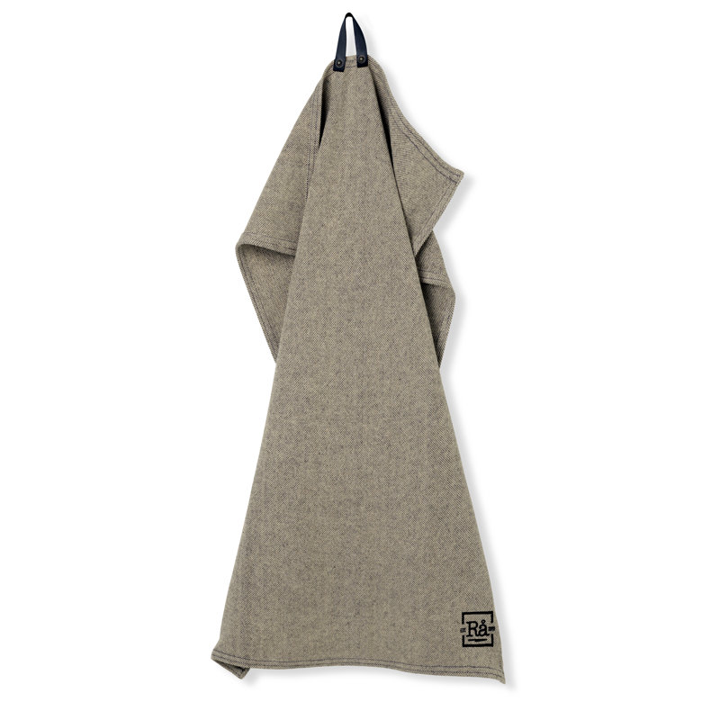 Torchon Râ, gris foncé, L 35,4 po x l 19,7 po, Gris foncé