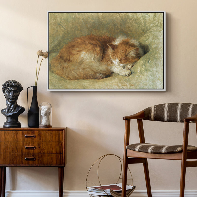 «Vintage Animal Print», toile tendue avec châssis XLI, Blanc, H 17 po x l 25 po