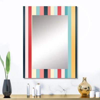 Motif de rayures arc-en-ciel Zanelle Boho