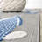 Sabinal Modern Fish High-Low Gray/Navy Indoor/Outdoor Rug-602338923