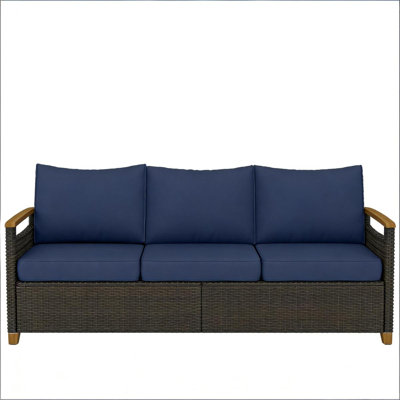 Wicker Outdoor Sofa,Comfort Couch Sofa,Deep Seat Sofa