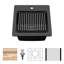 Évier de bar à montage sur comptoir en quartz - Évier de cuisine 15 po x 15 po x 9,65 po