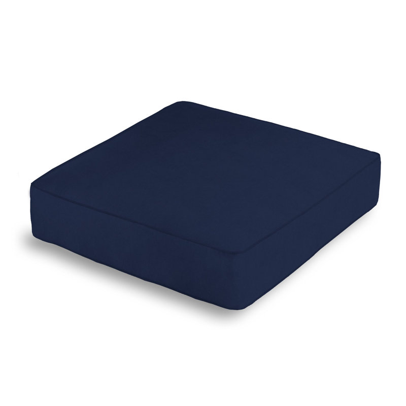 Velvet Throw Pillow, Navy Blue