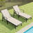 Seehill Patio Chaise Lounge Set of 2, Never-Rust Aluminum Outdoor Lounge Chair, Double-Layer Textilene Pool Lounge Chair with 6-Position Adjustable Backrest, Sunbathing Lounger for Beach, Poolside, Deck-1440581309