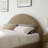 Resort Performance Velvet Arched Round Platform Bed-101181364-101181365