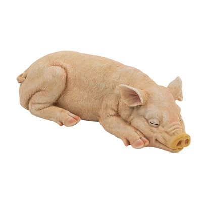 Piggy Garden Animals Weather Resistant UV Resistant Polyresin Garden Statue