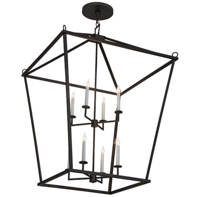 Lustre géométrique à 8 lumières Aubreyonna