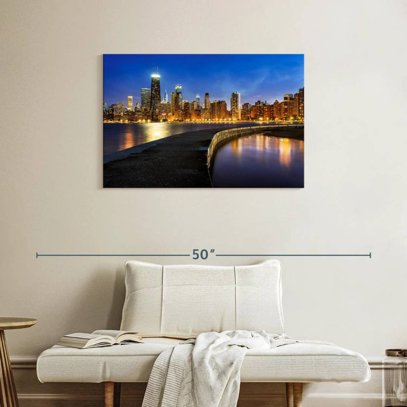 Aletra Chicago Lights, 24" H x 36" W