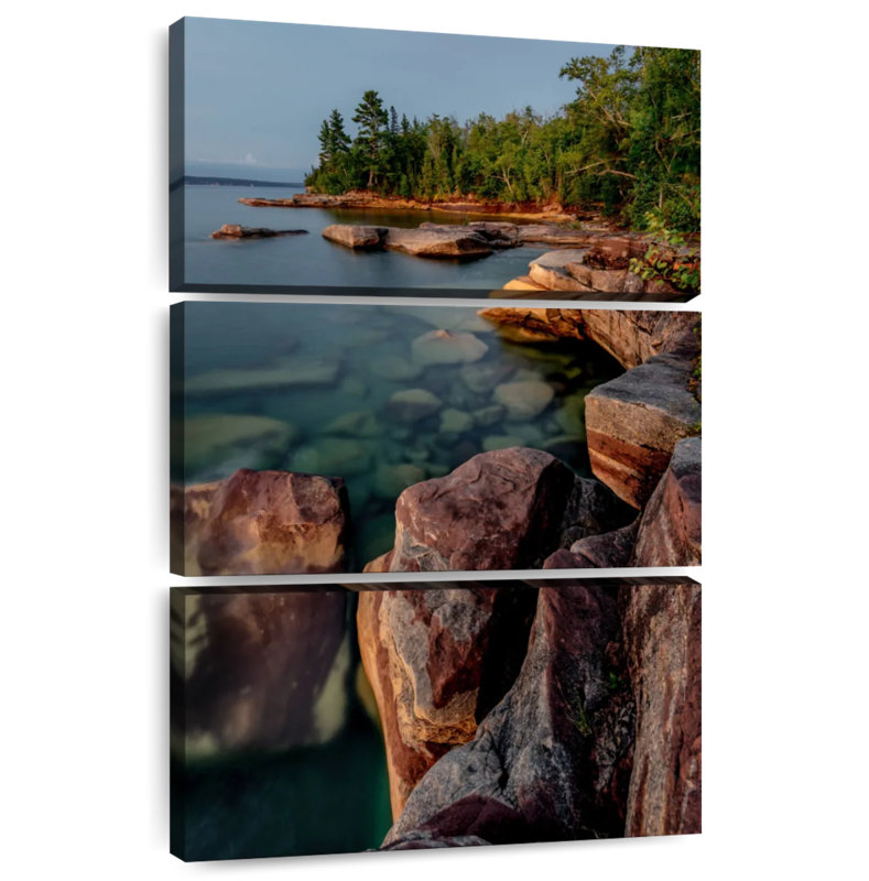 Early Morning At Lake Superior, 57" H x 36" W