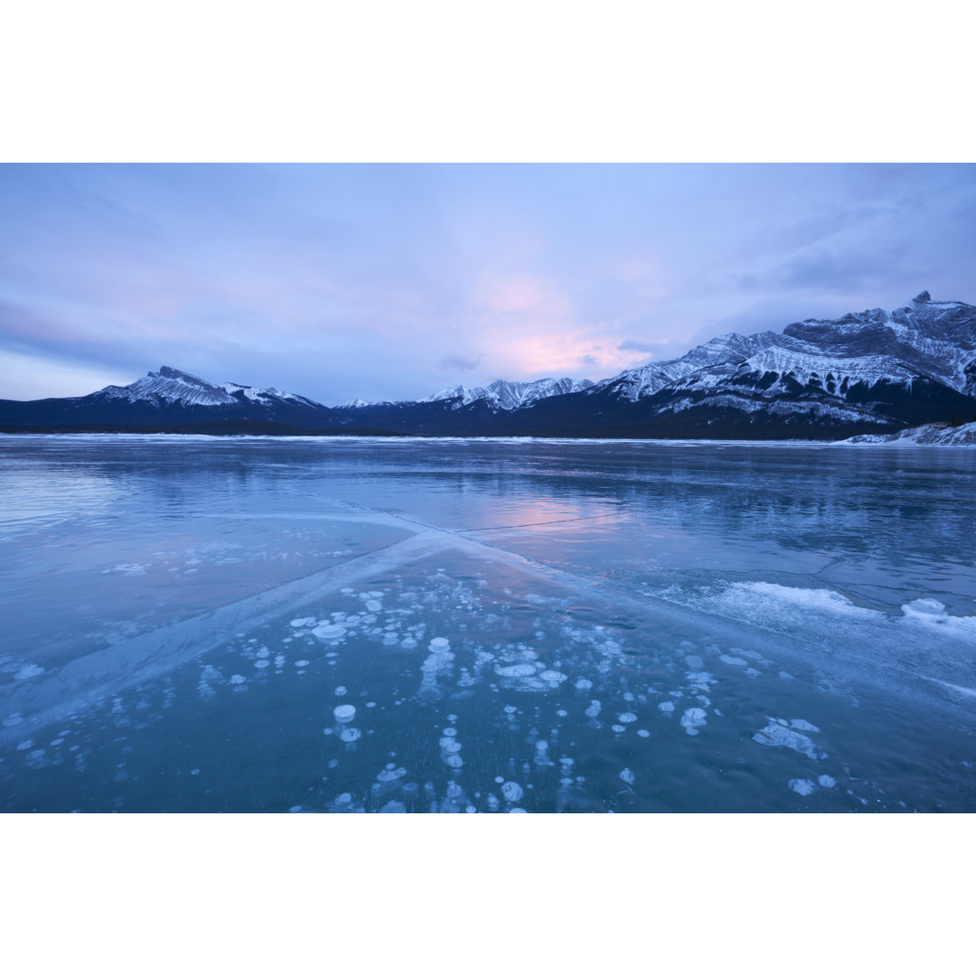 Leinwandbild Abraham Lake Alberta von Mysticenergy