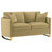 Whittier Camel Upholstered Sofa Set