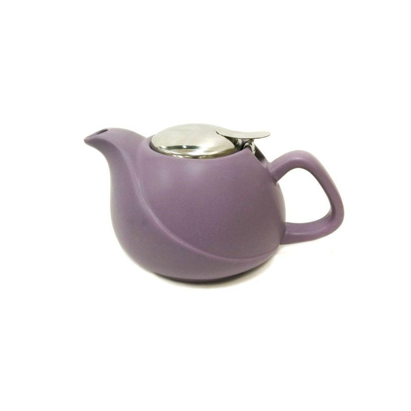 Théière en porcelaine ondulation Aspatria, Mauve, 30 onces