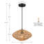 Mini-luminaire suspendu Yingst Eclectic Natural