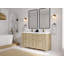 Meuble-lavabo double 60 po avec comptoir en quartz 60 po-89996121