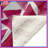 Geometric Pink Triangles Blankets-123991645