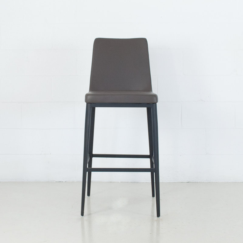 Molinaro Hasan Bar & Counter Stool, Charcoal, Counter Stool (25.5" Seat Height)