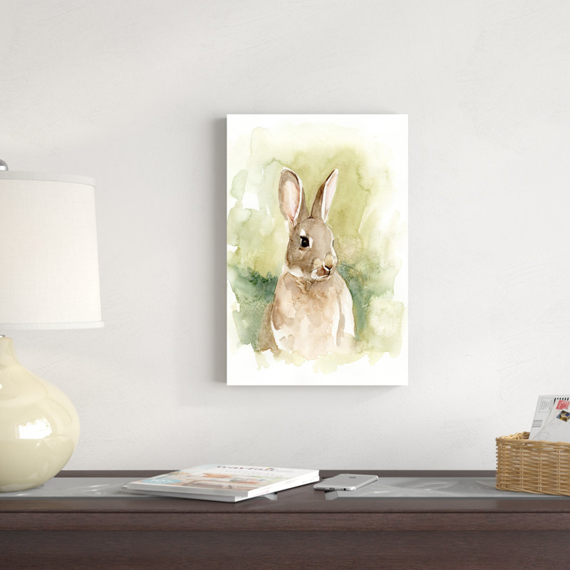 Lapin des champs I, H 18 po x l 12 po