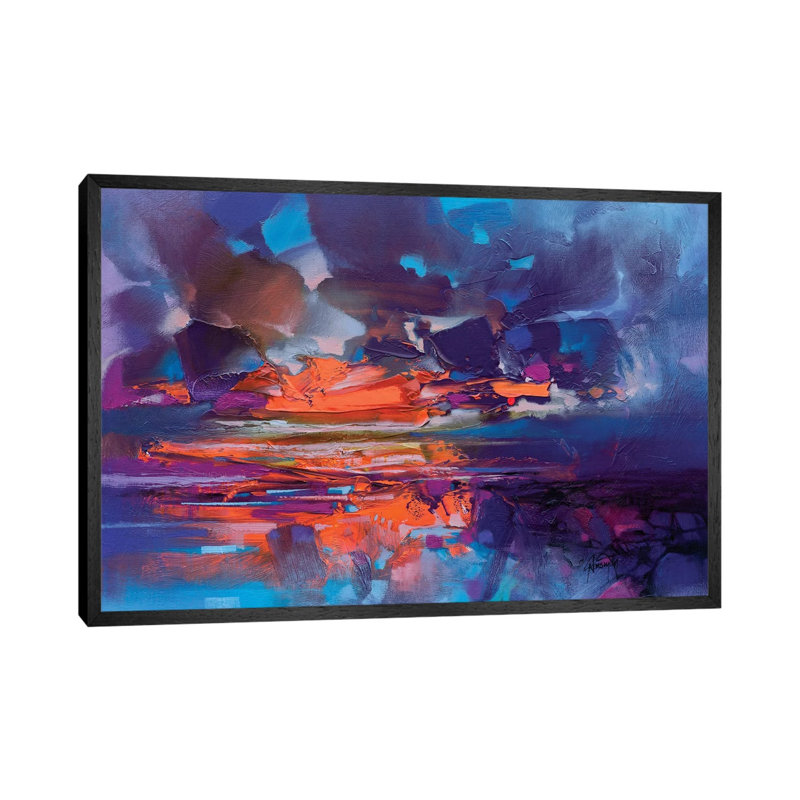 Compression by Scott Naismith - Painting on Canvas, Black Framed, 101.6 cm H x 66.04 cm W