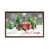 Toile avec cadre en bois brun classique est en rupture de stock