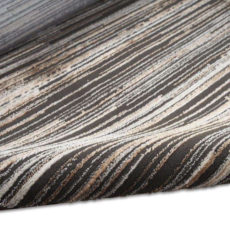 Tapis d'intérieur moderne Calvin Klein, Rectangle 5 pi 3 po x 7 pi 3 po
