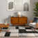 Cobina Geometric Shag Black/Gray Area Rug