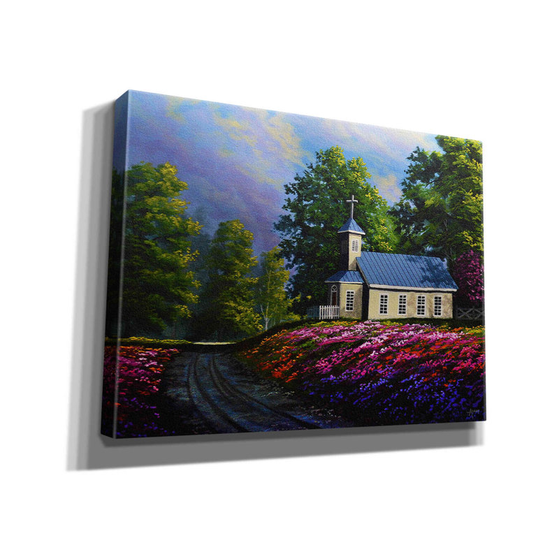 " Glorious Springtime " by Gary Adams, 12" H x 16" W x 0.75" D