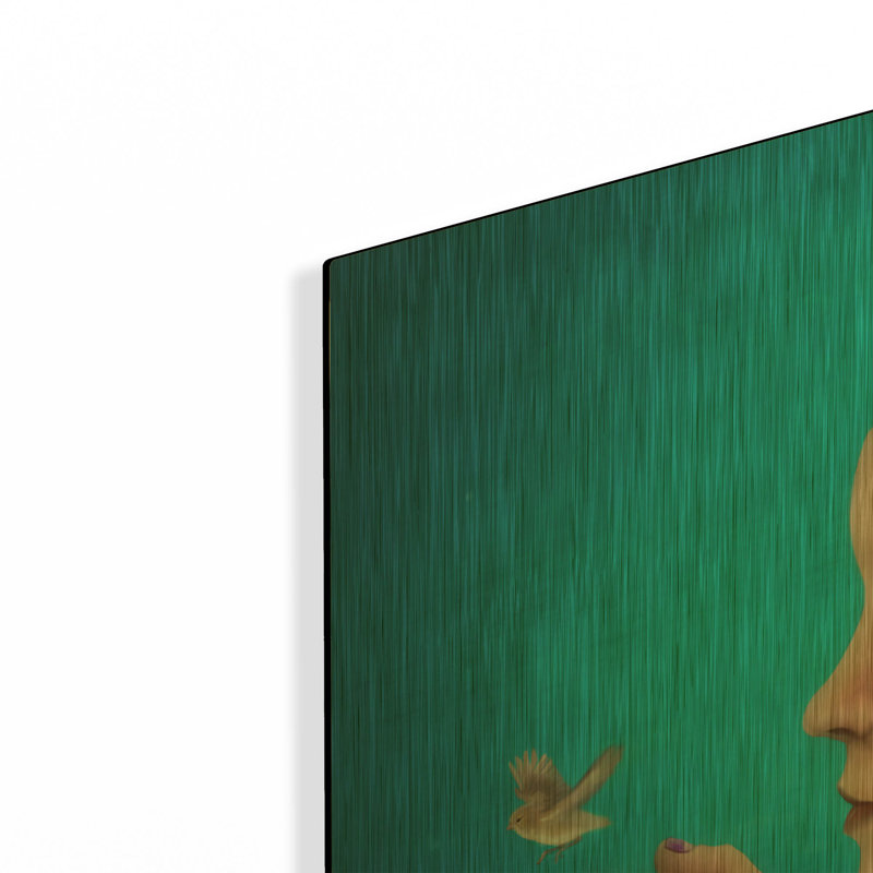  «Turning Point» par Mario Sanchez Nevado, art mural en métal doré, 36 po x 24 po, 36 po x 24 po
