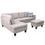 Canapé modulaire en L 3 pièces pour salon Manol-87957678-87957680