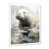 White Single Picture Framed
