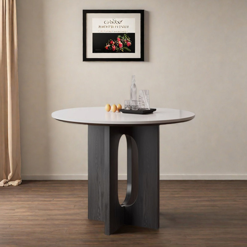 Table ronde Modern Modern White