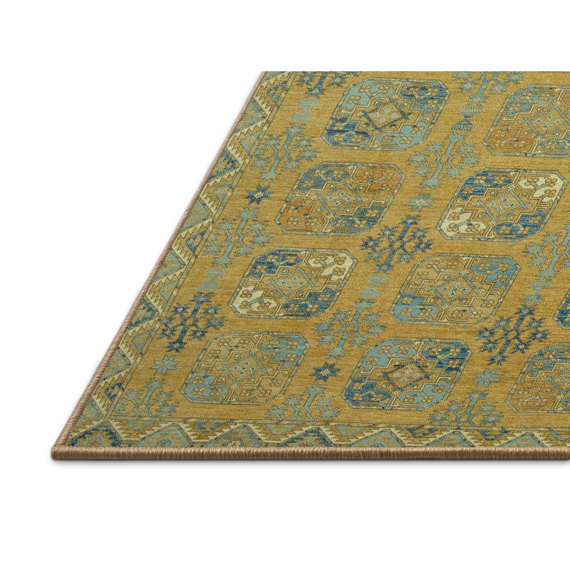 Abstract Indoor Rug, Rectangle 7' x 9'