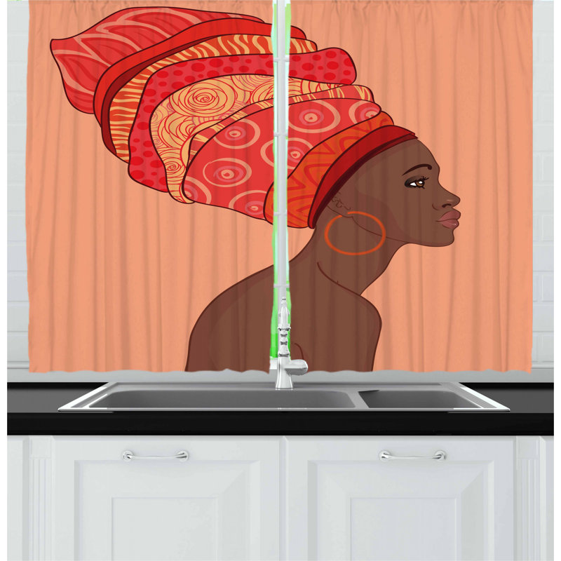 Pointed Kitchen Curtain