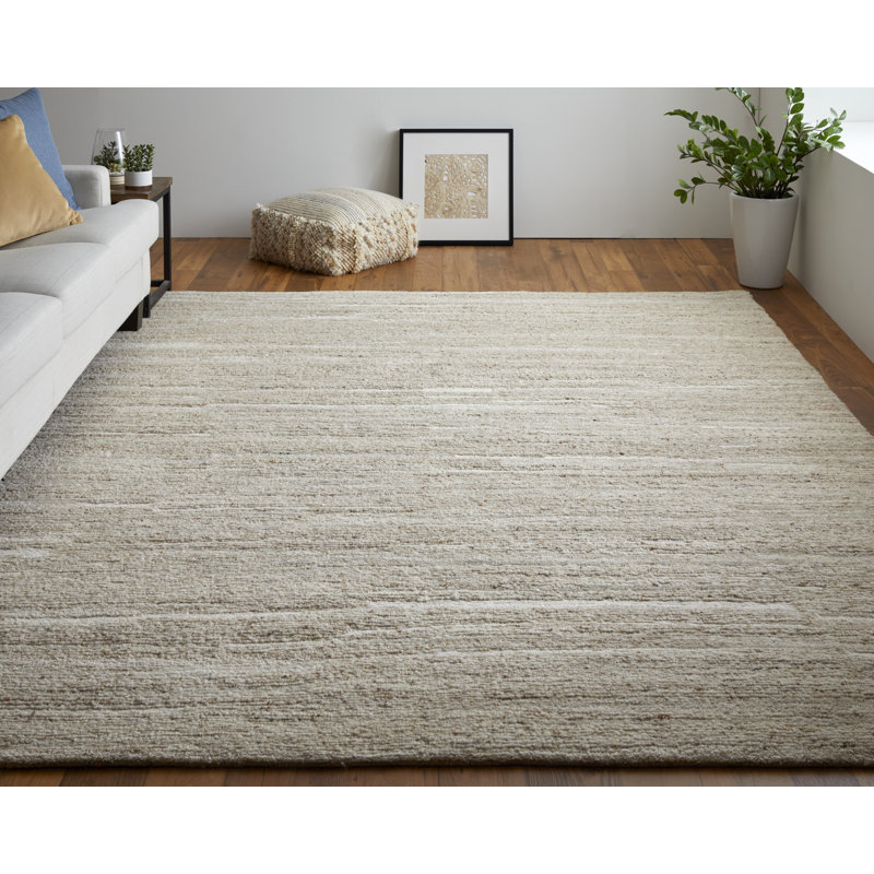 Navaro Wool Striped Area Rug, Rectangle 9'6" x 13'6"