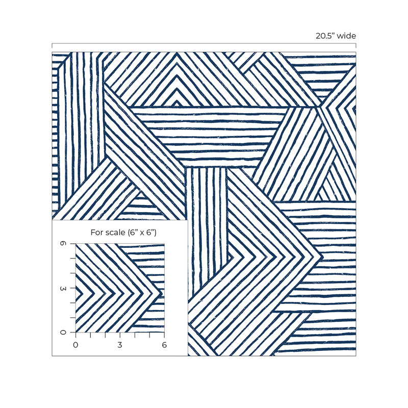 Papier peint adhésif Stacy Garcia Home, Bleu marine