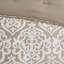 Ensemble d'édredon 8 pièces en jacquard élégant avec médaillon damassé pour une utilisation toute l'année, grand-122500543-122500547