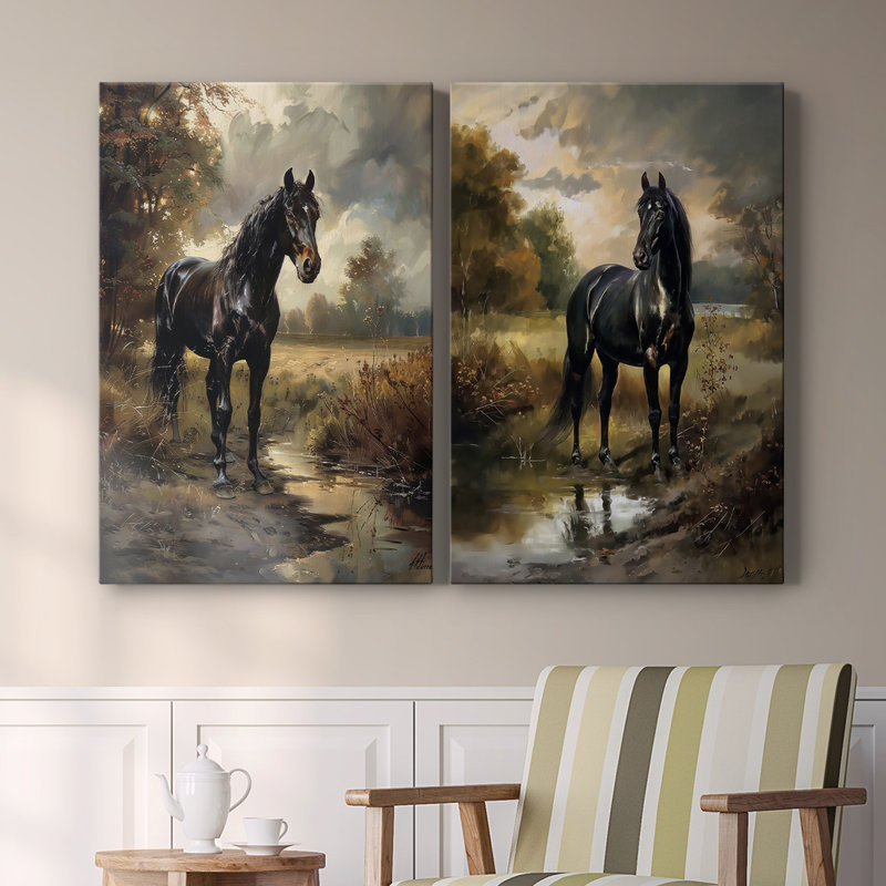 ANIMALS Series CCCXIX-Premium Gallery Wrapped Canvas -Ready to Hang, 12" H x 16" W