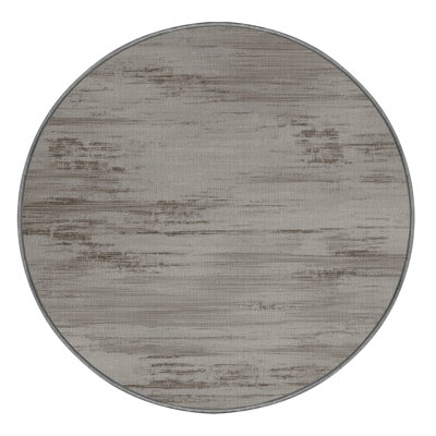 Machine Washable Abstract Grey Area Rug