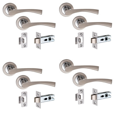 4 Pairs Astrid Design Door Handle