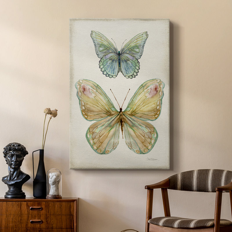 Papillon botanique II - galerie Cavas sur mesure, 18" H x 12" W