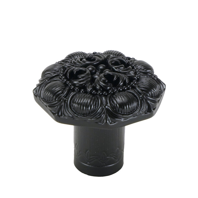ASSORTED KNOB 1-1/4"; FLORENTINE GOLD, Matte Black