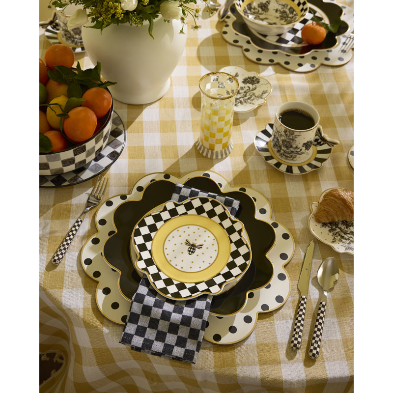 Bee Toile Bread & Butter Plate