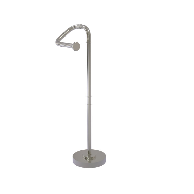 Porte-papier hygiénique sur pied Tioga, Nickel satiné