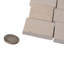 1.6 x 1.9 Marble Basketweave Mosaic Tile-58255616