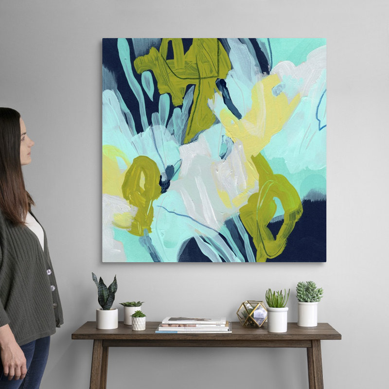 «Pistil I» par June Erica Vess - reproduction d'art, Toile tendue, H 36 po x l 36 po x P 1,25 po