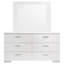 Commode 6 tiroirs avec miroir Dulcey