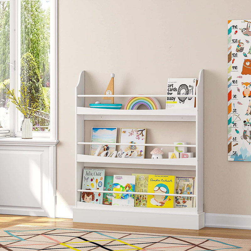 Mylan 44.5'' H X 38.5'' W Book Display, White
